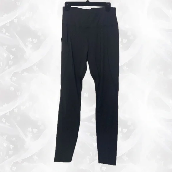 Black Women's Leggings NWOT 14.5" waist (runs small) - Picture 1 of 2